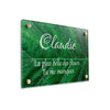 Plaque funéraire feuille-humide 10 Plaquedeces.fr